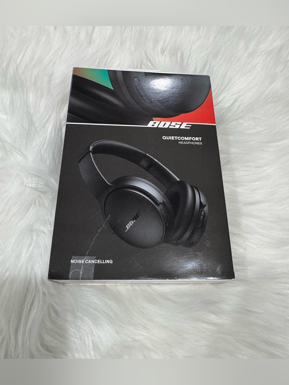 Bose QuietComfort Headphones - Black and Red Accent Packaging